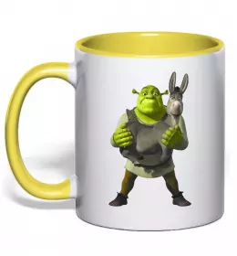 Чашка с цветной ручкой