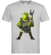 Мужская футболка Шрек та віслюк Серый Мужская футболка Шрек та віслюк Серый фото
