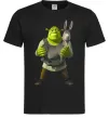 Мужская футболка Шрек та віслюк Черный Мужская футболка Шрек та віслюк Черный фото