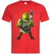 Мужская футболка Шрек та віслюк Красный Мужская футболка Шрек та віслюк Красный фото