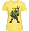Женская футболка Шрек та віслюк Лимонный Женская футболка Шрек та віслюк Лимонный фото