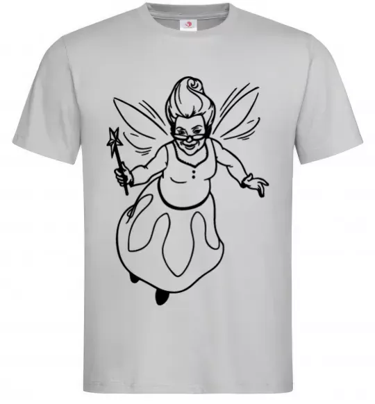 Чоловіча футболка Хрещена фея Сірий фото