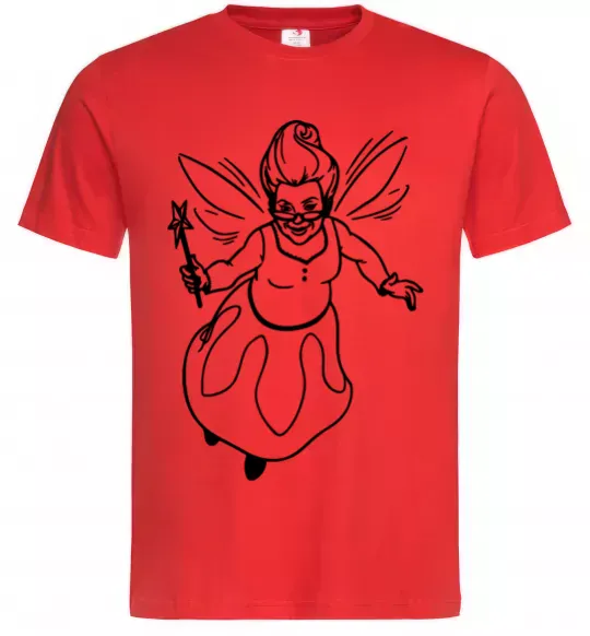 Чоловіча футболка Хрещена фея Червоний фото