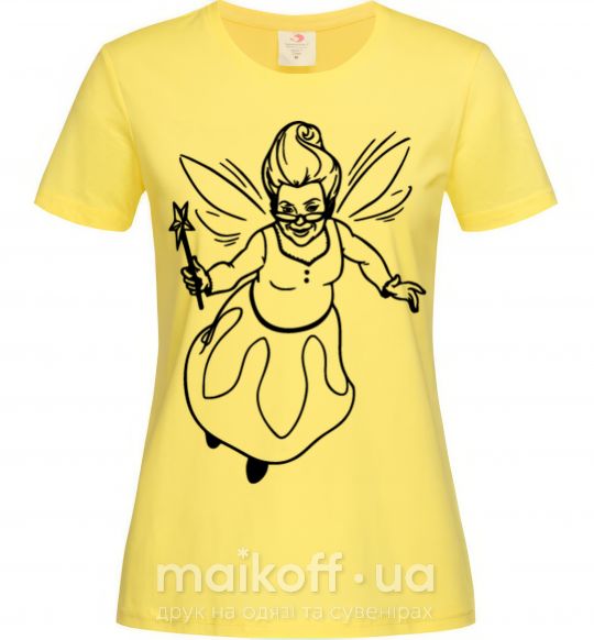Жіноча футболка Фея крестная Лимонний фото