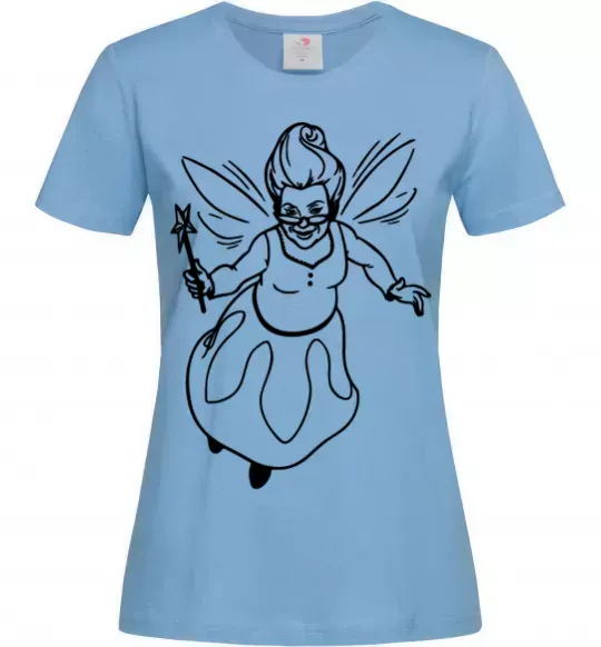 Женская футболка Хрещена фея Голубой фото