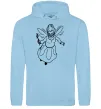 Женская толстовка (худи) Хрещена фея Голубой фото