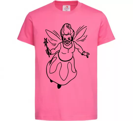 Дитяча футболка Хрещена фея Яскраво-рожевий фото