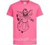 Детская футболка Фея крестная Ярко-розовый фото