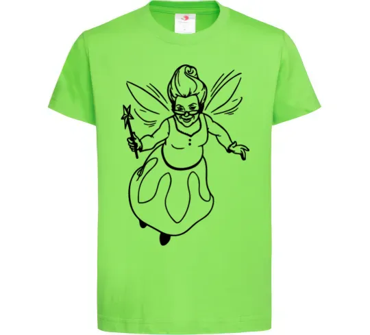 Дитяча футболка Хрещена фея Лаймовий фото
