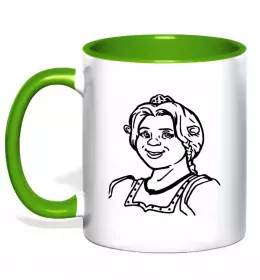 Чашка с цветной ручкой