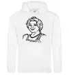 Женская толстовка (худи) Фіона портрет Белый фото