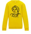 Детский Свитшот Фіона портрет Солнечно желтый фото