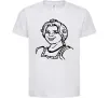 Дитяча футболка Фіона портрет Білий фото