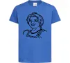 Дитяча футболка Фіона портрет Яскраво-синій фото