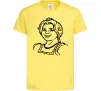 Дитяча футболка Фіона портрет Лимонний фото