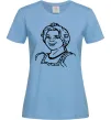 Жіноча футболка Фіона портрет Блакитний Жіноча футболка Фіона портрет Блакитний фото