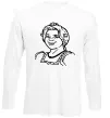Лонгслив Фіона портрет Белый фото