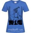 Жіноча футболка Кот в сапогах Яскраво-синій фото