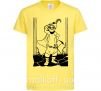 Детская футболка Кот в сапогах Лимонный фото