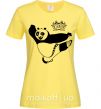 Женская футболка Панда По Лимонный фото