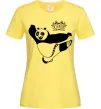 Женская футболка Панда По Лимонный фото