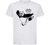 Дитяча футболка Панда По Білий фото