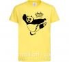 Детская футболка Панда По Лимонный фото