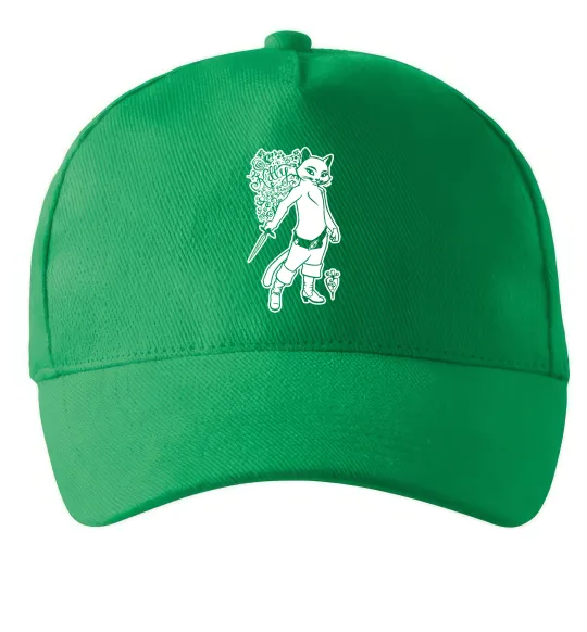 Кепка Kitty soft рaws Зеленый фото