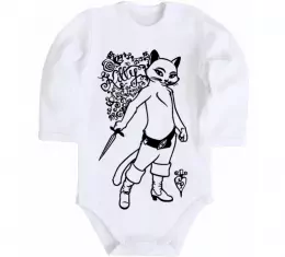 Детский боди Шрек Пряня Gingy Белый фото