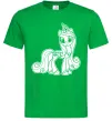 Чоловіча футболка Поні з короною (Єдиноріг) Зелений Чоловіча футболка Поні з короною (Єдиноріг) Зелений фото