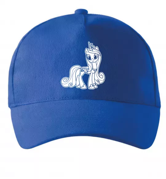Кепка Поні з короною (Єдиноріг) Яскраво-синій фото