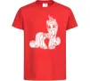 Детская футболка Поні з короною (Єдиноріг) Красный фото