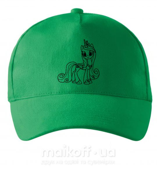 Кепка Пони с короной (единорог) Зелений фото
