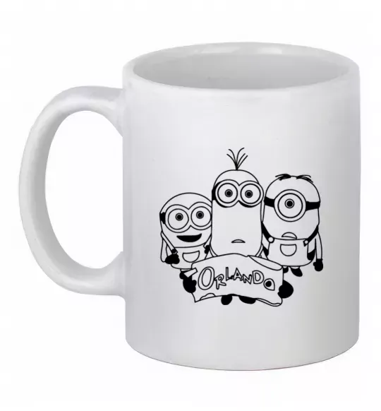 Чашка керамічна Міньойни Орландо Білий фото