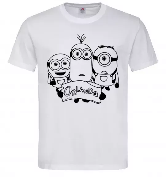 Чоловіча футболка Міньойни Орландо Білий фото