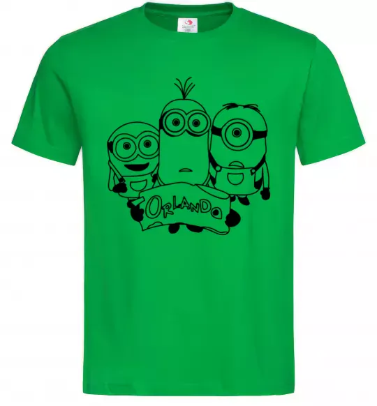 Чоловіча футболка Міньойни Орландо Зелений фото