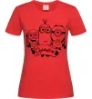 Жіноча футболка Міньойни Орландо Червоний Жіноча футболка Міньойни Орландо Червоний фото