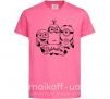 Детская футболка Миньоны Орландо Ярко-розовый фото