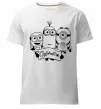 Чоловіча преміум футболка Міньойни Орландо Білий фото