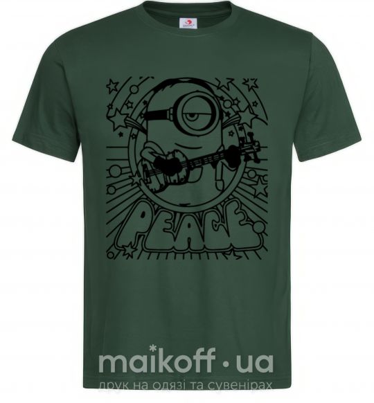 Мужская футболка Миньон Мир Темно-зеленый фото