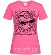 Жіноча футболка Миньон Мир Яскраво-рожевий фото