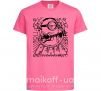 Детская футболка Миньон Мир Ярко-розовый фото