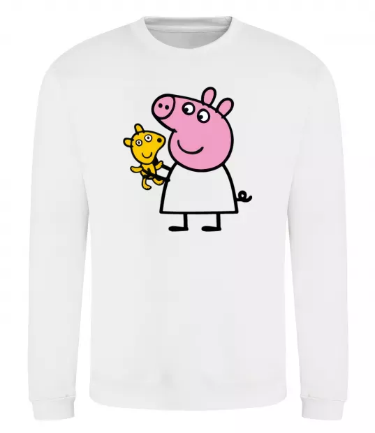 Світшот Пеппа і мишка Білий фото