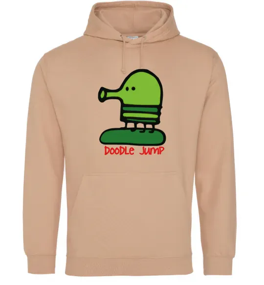 Мужская толстовка (худи) Doodle jumр Песочный фото