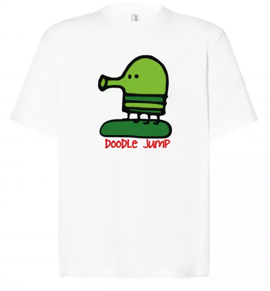Футболка Оверсайз Doodle jumр Белый фото