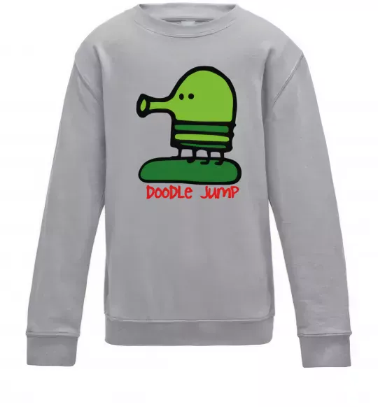 Детский Свитшот Doodle jumр Серый меланж фото