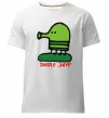 Мужская премиум футболка Doodle jumр Белый фото