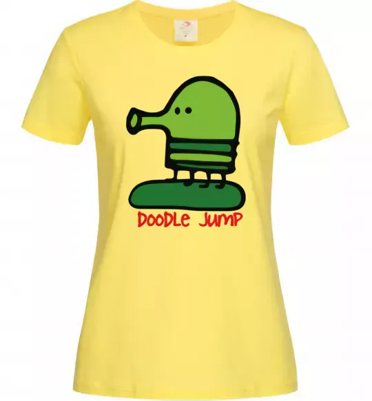 Жіноча футболка Doodle jumр Лимонний фото