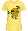 Жіноча футболка Doodle jumр морковка Лимонний фото