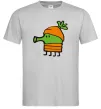 Мужская футболка Doodle jumр морквина Серый фото